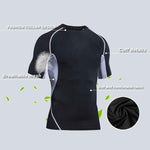 Mens Gym Tank Top - High-Quality Spandex Compression Sport Running Shirt - Allen-Fitness