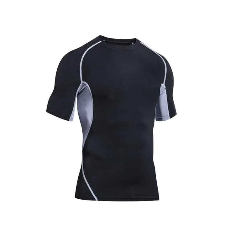 Mens Gym Tank Top - High-Quality Spandex Compression Sport Running Shirt - Allen-Fitness