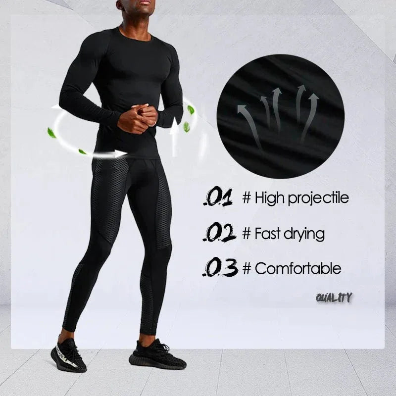 Long Sleeve Gymwear Men&