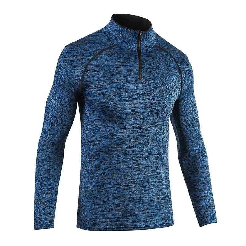 Slim Fit Men's Long Sleeve Quick Dry T-Shirt for Outdoor Jogging - T-shirt Gym Tops Sportswear - Allen-Fitness