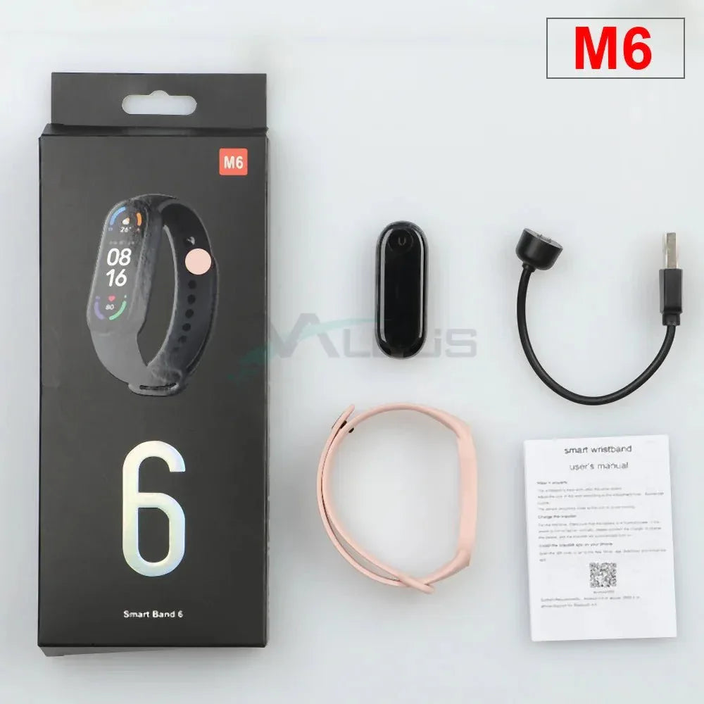 Valdus M6 Fitness Wristband with Sport Smart Watch 6 Band - Allen-Fitness