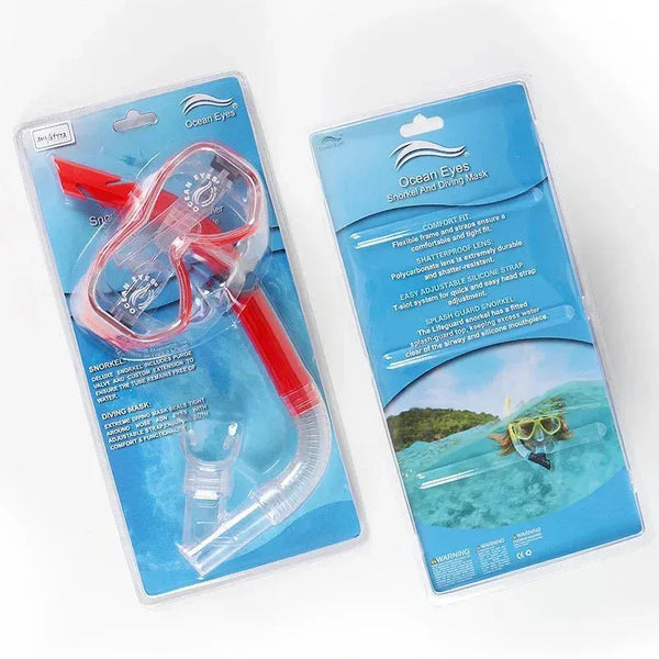 Diving Mask & Snorkel Set - Shockproof, Anti-Fog Scuba Gear for Adults in Vibrant Colors