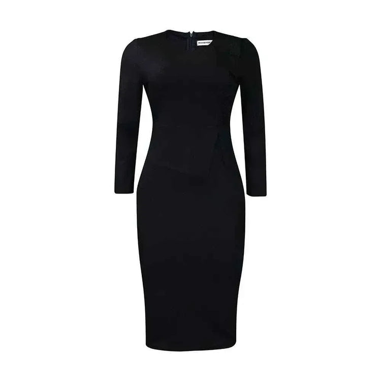 Spring Dresses Women Elegant Slim Long Sleeve Dresses For Women Clothing Office Dress For Women - Allen-Fitness