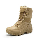 Men's field boots men's high top outdoor shoes men's combat boots field desert special professional training tactical boots - Allen-Fitness