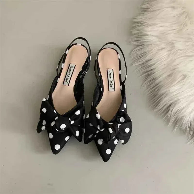Comfortable Women's Flat Shoes with Elegant Toe Bow - Stylish & Versatile - Allen-Fitness