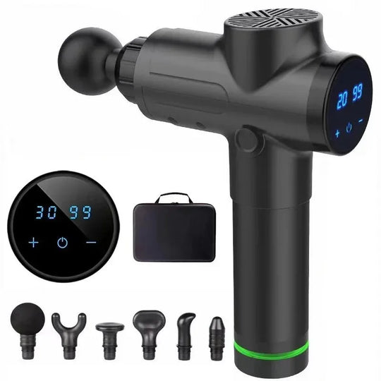 Handheld Deep Tissue Muscle Massager - Powerful Mini Electric Fascia Gun - Allen-Fitness