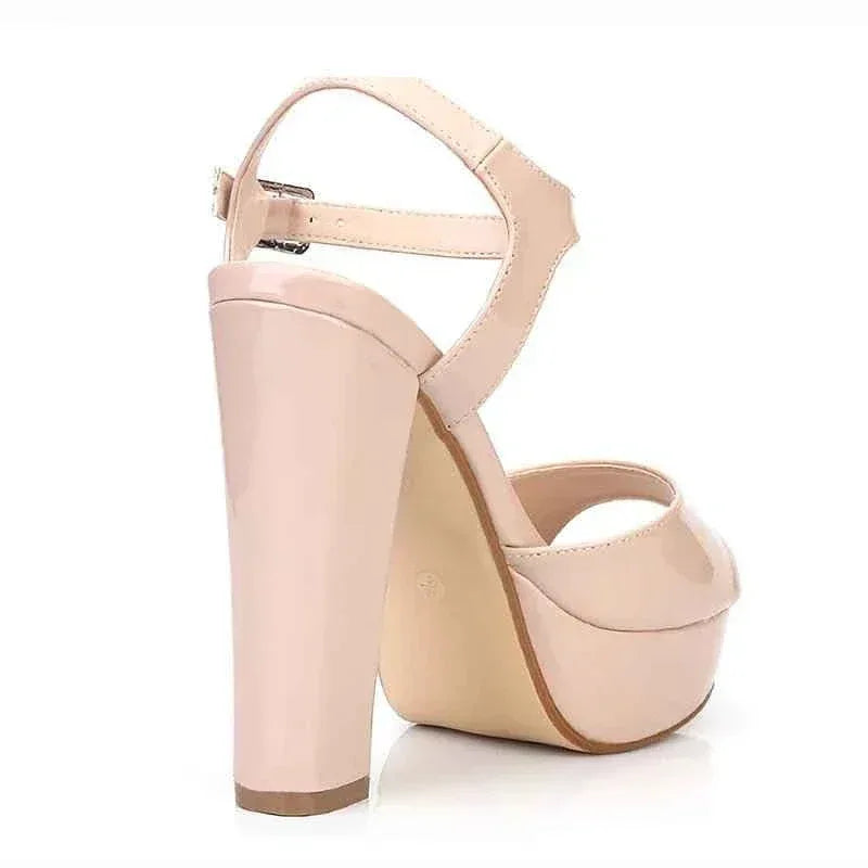 New Style Women Block Heels Ankle & Bootie - Elegant Pumps, Dress Shoes for Ladies Fashion Weddings & Brides, 3-inch High Heels - Allen-Fitness