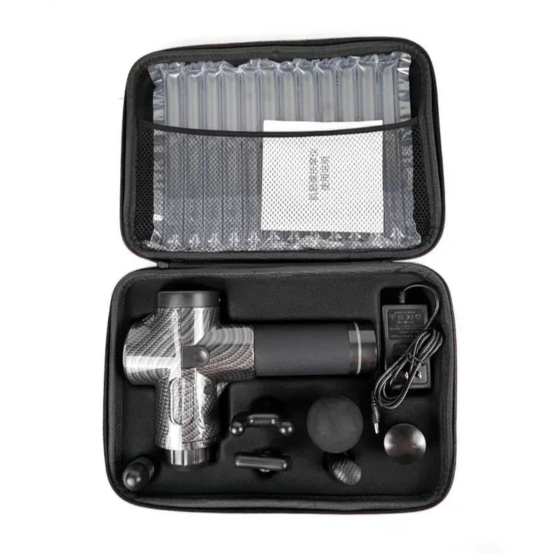 Handheld Deep Tissue Muscle Massager - Powerful Mini Electric Fascia Gun - Allen-Fitness