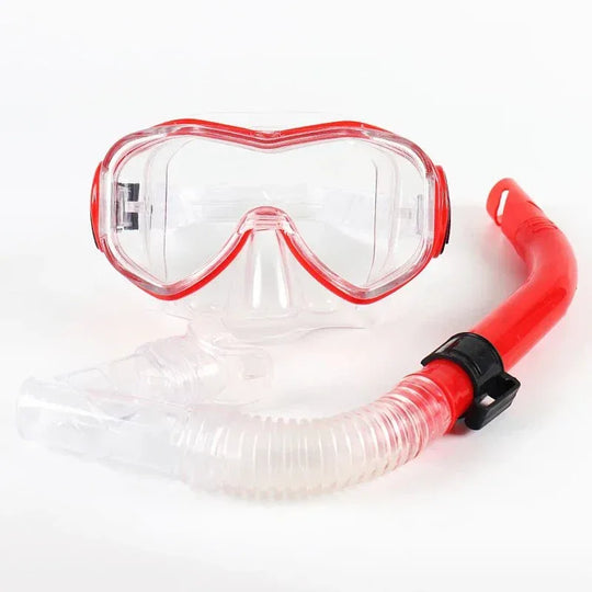 Diving Mask &amp; Snorkel Set - Shockproof, Anti-Fog Scuba Gear for Adults in Vibrant Colors - Allen-Fitness