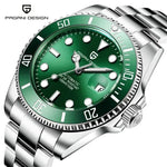 2024 Pagani Design Men's Watches 100M Waterproof Green Water Ghost - Allen-Fitness