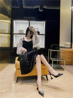 Ladies Pumps Shoes High Heels - Women's Stylish Wedge Heels - Allen-Fitness