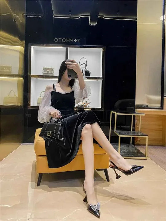 Ladies Pumps Shoes High Heels - Women&