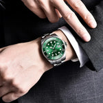2024 Pagani Design Men's Watches 100M Waterproof Green Water Ghost - Allen-Fitness