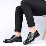 Stylish Genuine Leather Men's Shoes with Alligator & Crocodile Skin - Low MOQ - Allen-Fitness