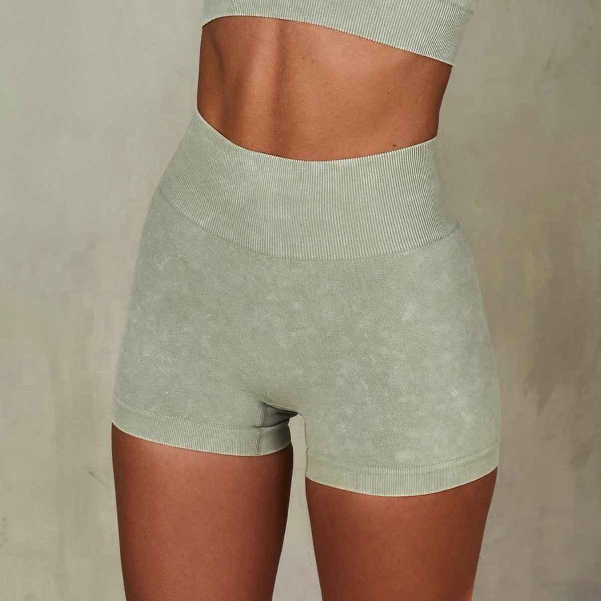 women workout zipper long sleeve tops suit halter sport bra and shorts 5 piece yoga leggings set - Allen-Fitness