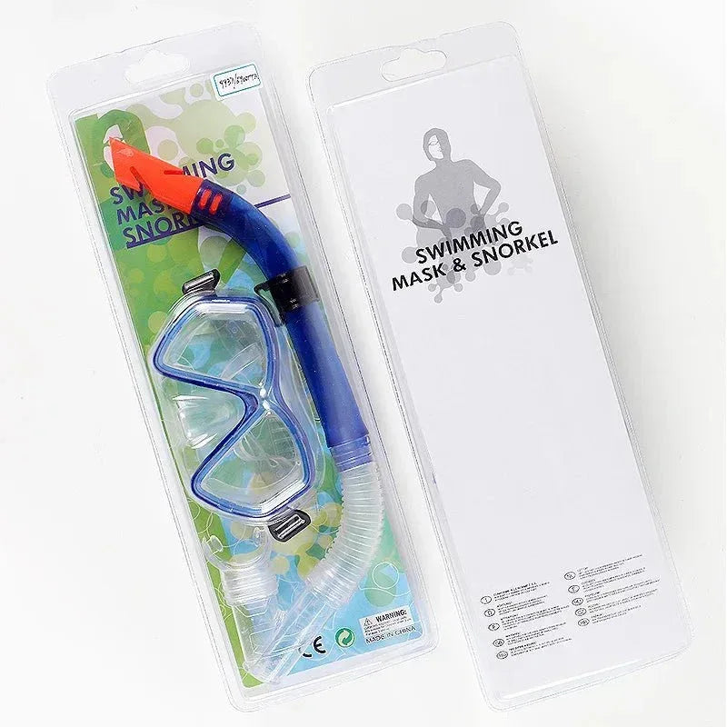 Kids Dive Set: Swimming Goggles, Dive Mask & Snorkel Tube Kit - Allen-Fitness