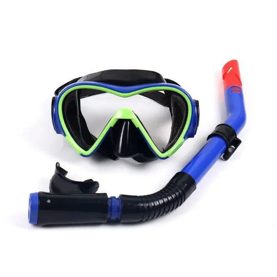 Scuba Diving Mask Ank Snorkel Diving Equipment Shockproof Anti-Fog Underwater Snorkel Mask For Adult Swimming Goggles - Allen-Fitness