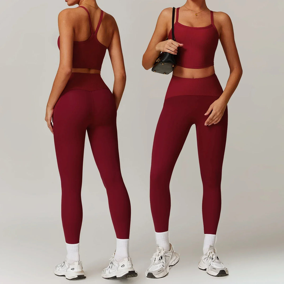 Women’s Leggings & Sportswear Set – Quick Dry, Workout & Athleisure Outfit - Allen-Fitness