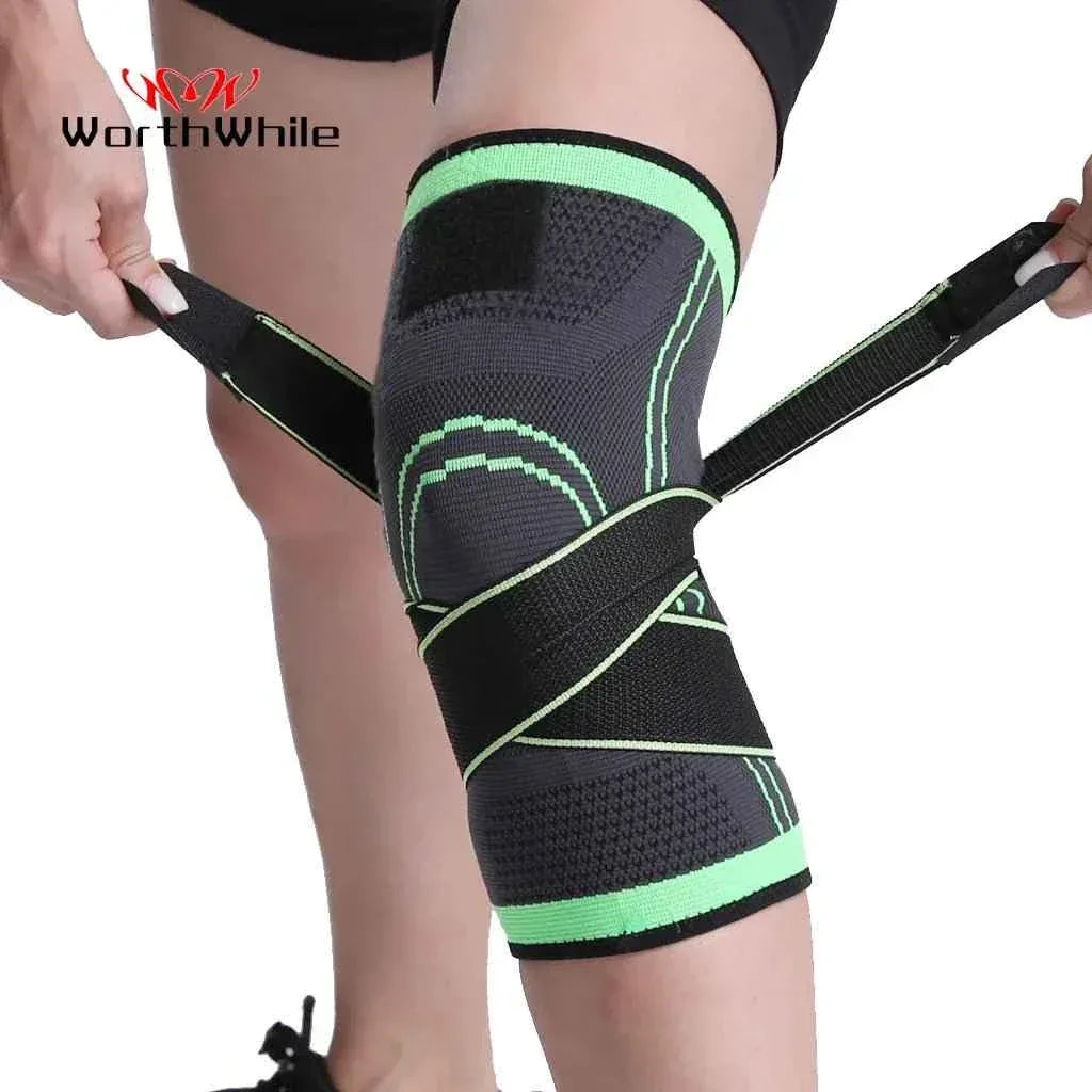 WorthWhile 1PC Sports Knee Pad - Elastic Support for Basketball & Volleyball - Allen-Fitness