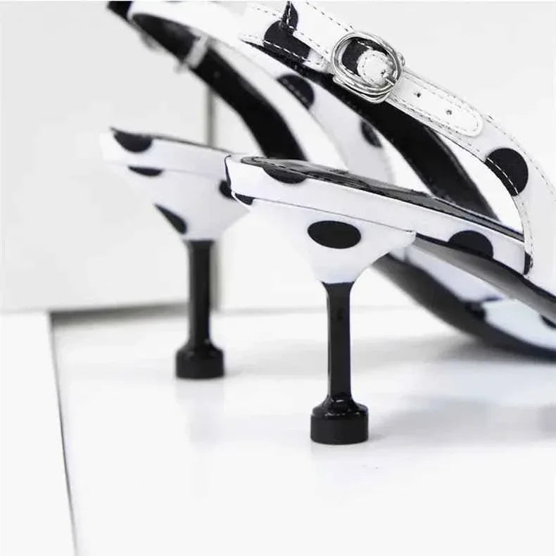 Wave Point Women's Dressing Shoes - Elegant High Heel Sandals - Allen-Fitness