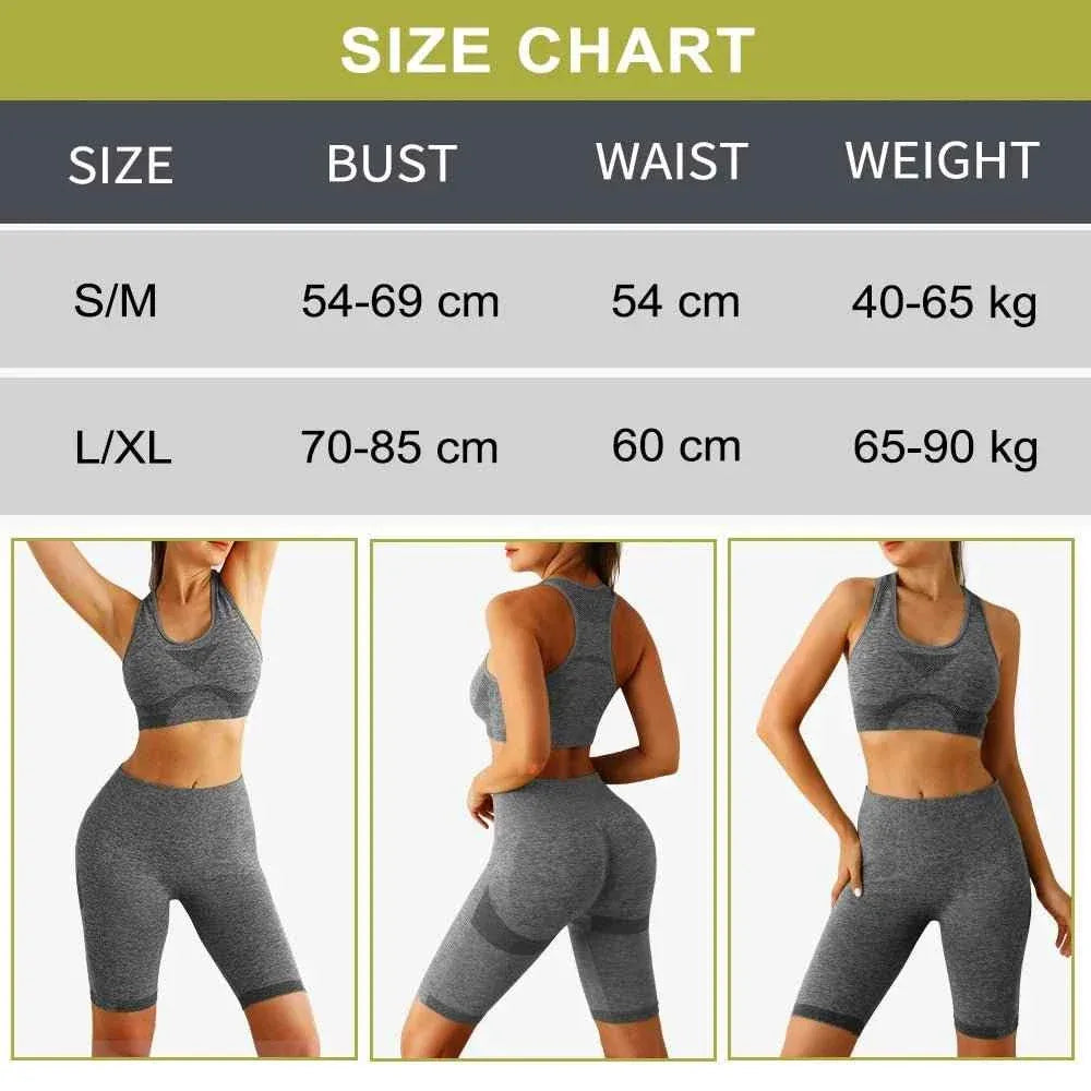Seamless Women Push Up Scrunch Short Butt Lift Panties Wear Yoga Bra Gym High Waist Fitness Workout Leggings Yoga Set - Allen-Fitness