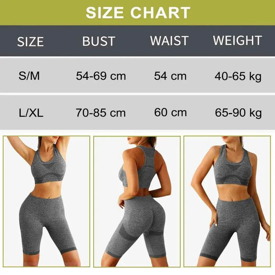 Seamless Women Push Up Scrunch Short Butt Lift Panties Wear Yoga Bra Gym High Waist Fitness Workout Leggings Yoga Set - Allen-Fitness