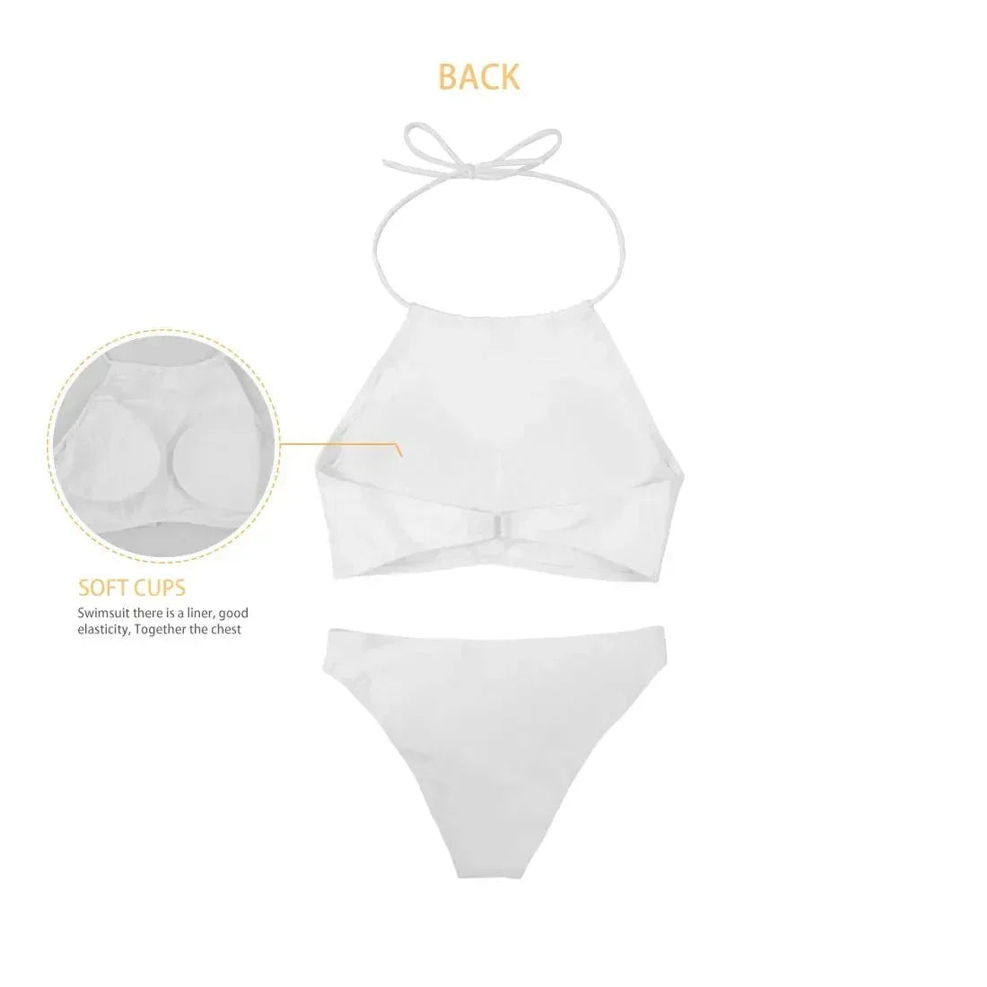 Plus Size Women's Colorful Swimsuits - Sexy Fashion Swimsuits with Straps - Allen-Fitness