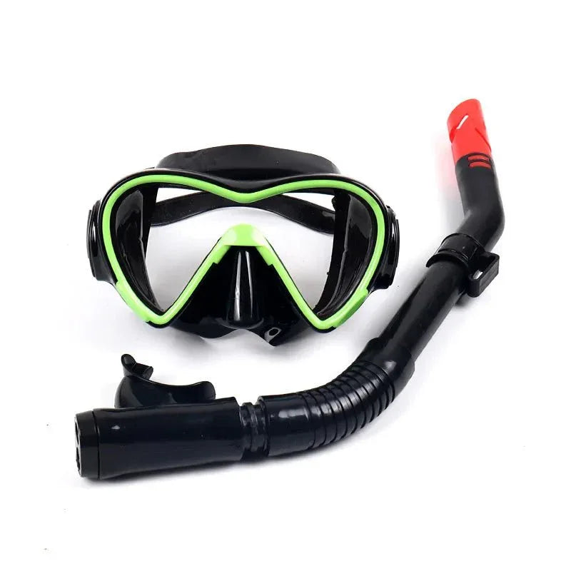 Scuba Diving Mask Ank Snorkel Diving Equipment Shockproof Anti-Fog Underwater Snorkel Mask For Adult Swimming Goggles - Allen-Fitness