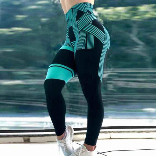 High Waist Yoga Pants for Women - Trendy Animal Print, Breathable &amp; Comfortable Leggings - Allen-Fitness
