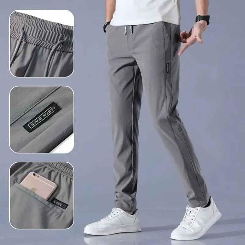 Comfortable Men's joggers, Fast Dry Stretch Pants with 3D Tailoring - Slimming & Stylish - Allen-Fitness