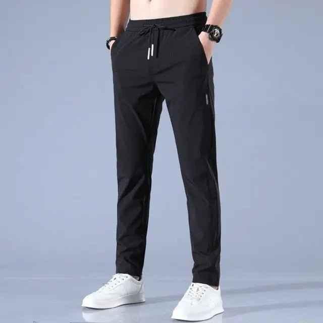 Comfortable Men's joggers, Fast Dry Stretch Pants with 3D Tailoring - Slimming & Stylish - Allen-Fitness