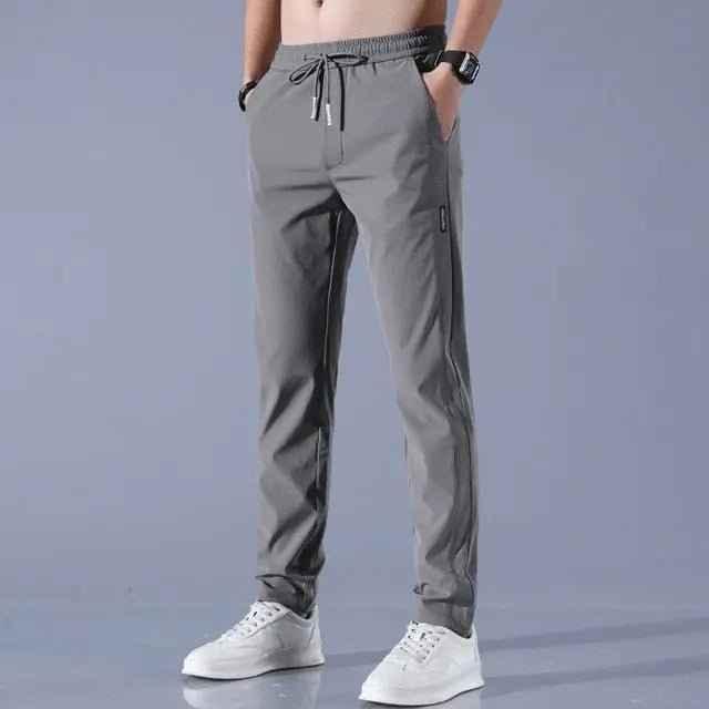 Comfortable Men's joggers, Fast Dry Stretch Pants with 3D Tailoring - Slimming & Stylish - Allen-Fitness