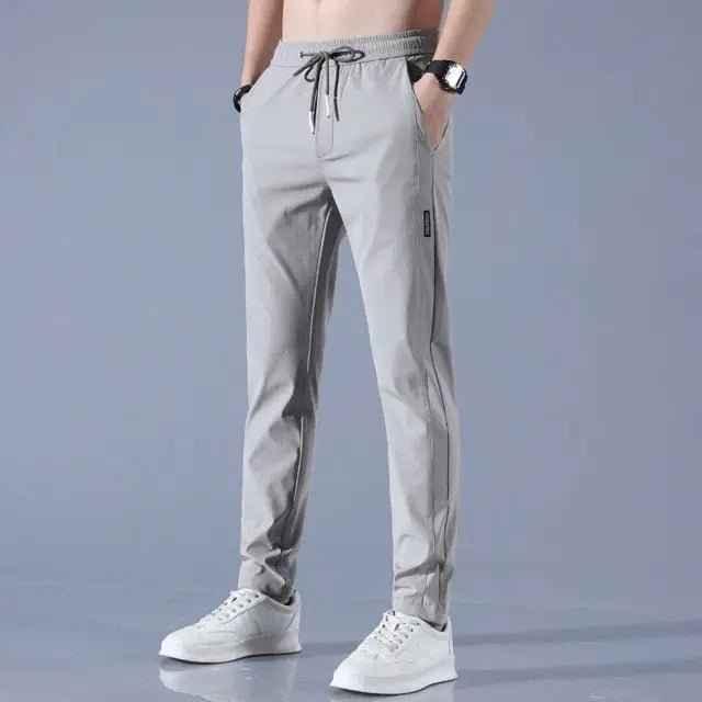 Comfortable Men's joggers, Fast Dry Stretch Pants with 3D Tailoring - Slimming & Stylish - Allen-Fitness