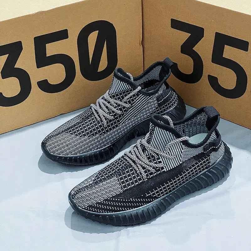 Men's Breathable Running Shoes - Lightweight Vulcanize Gym Sneakers (3 Colors, Size 39-44) - Allen-Fitness