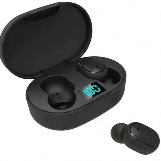 E6s Bluetooth Headset - Smart Digital Display Wireless Mini In-Ear Earbuds - Allen-Fitness