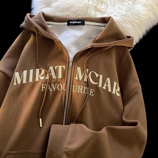 New Letter Printed Hoodies - Men&