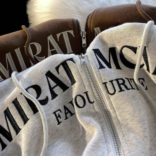 New Letter Printed Hoodies - Men&