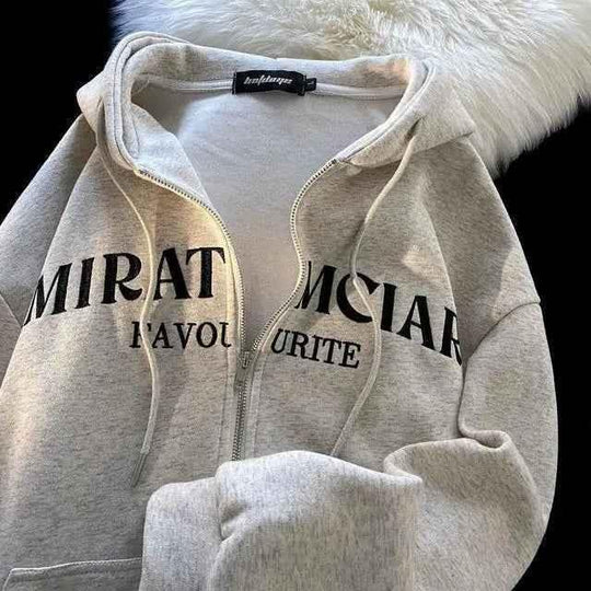 New Letter Printed Hoodies - Men&
