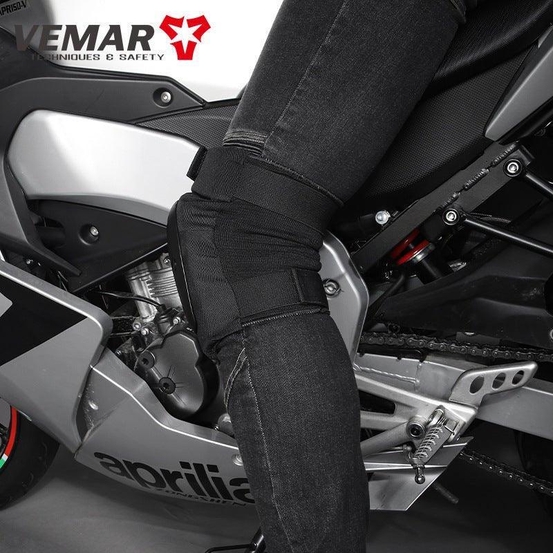 Cycling protective gear, knee pads, elbow pads, four-piece set of anti-fall knee pads, full set of roller skating equipment, motorcycle extreme sports - Allen-Fitness