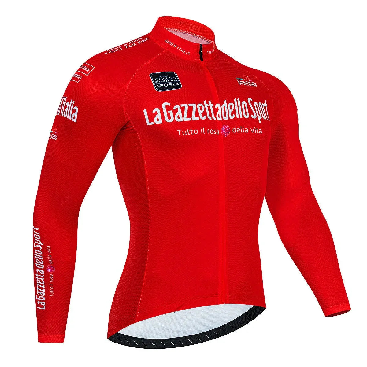 Men's Cycling Jersey Long Sleeve - Breathable Quick-Drying Performance Shirt - Allen-Fitness