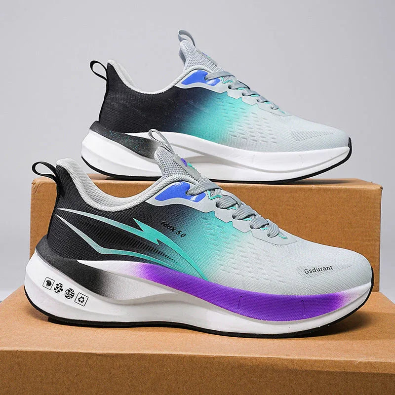 Lightweight Mesh Sports Casual Shoes - Breathable Running for Outdoor Activities, Low Heel Design - Allen-Fitness