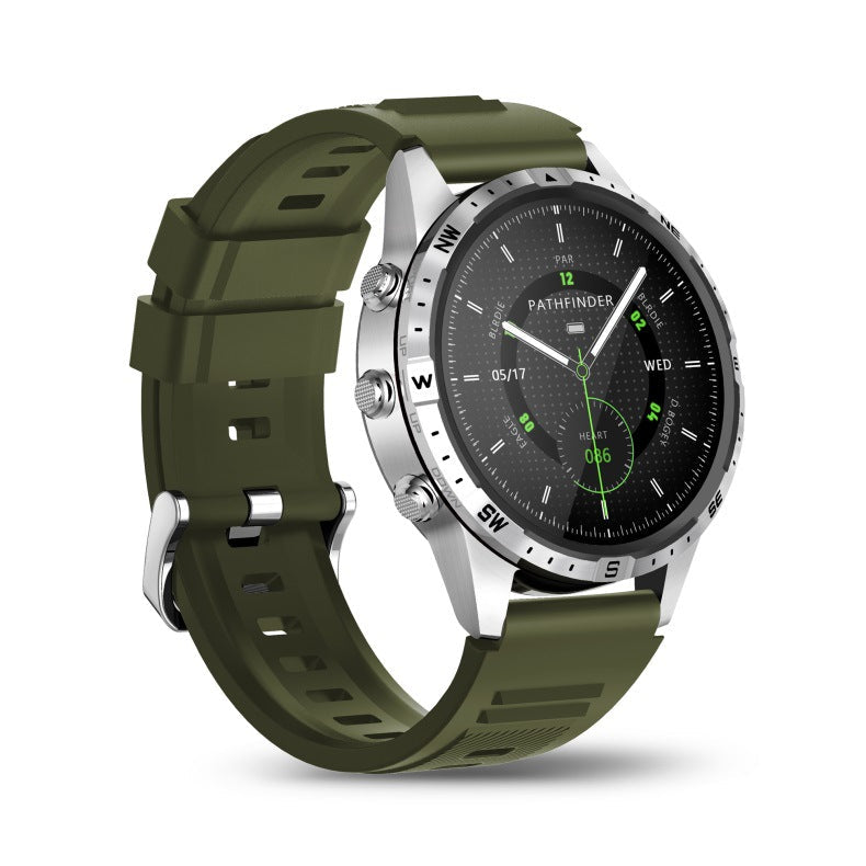 New GT45 Smart Watch Bluetooth Calling displayed in black silicone, highlighting its waterproof design.