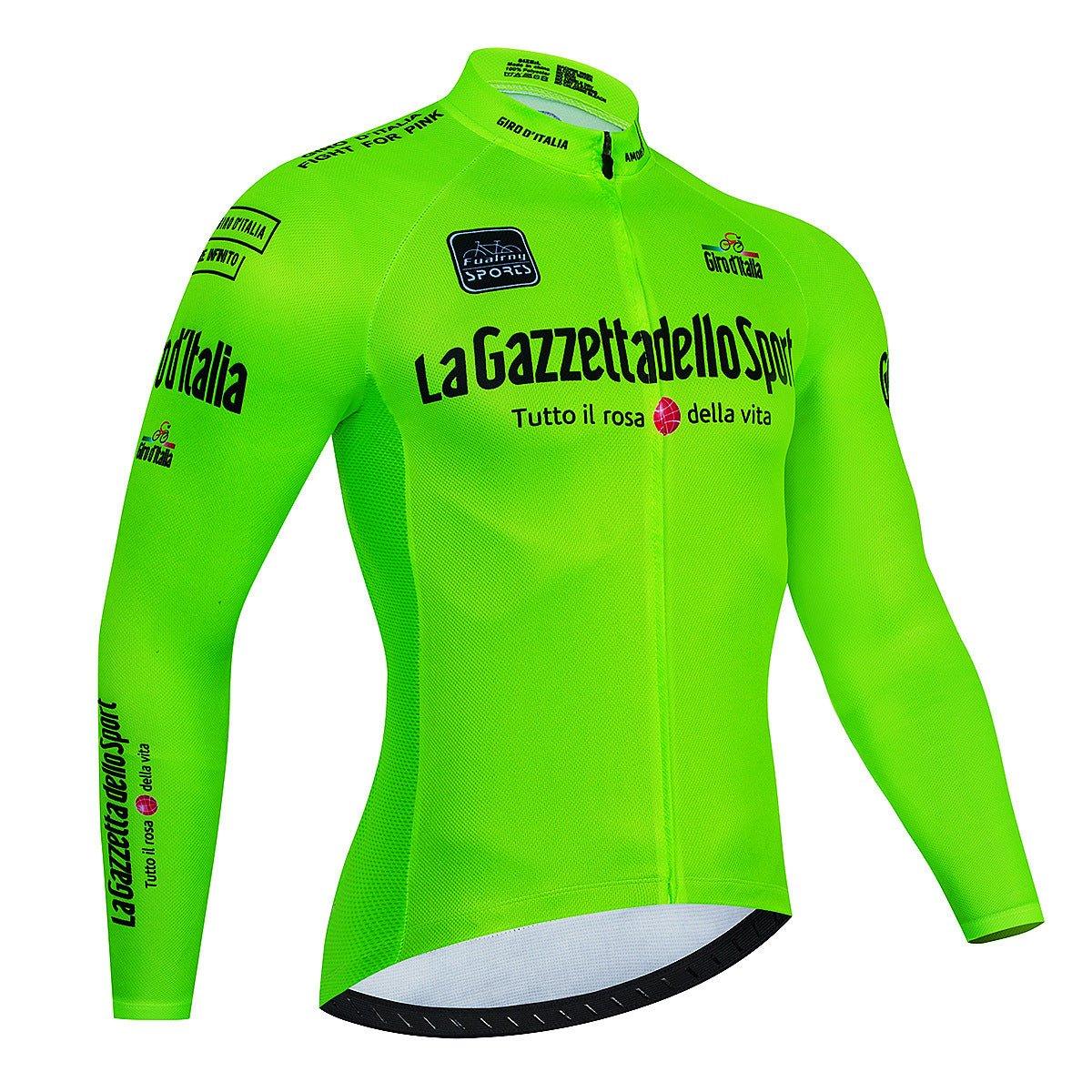 Men's Cycling Jersey Long Sleeve - Breathable Quick-Drying Performance Shirt - Allen-Fitness