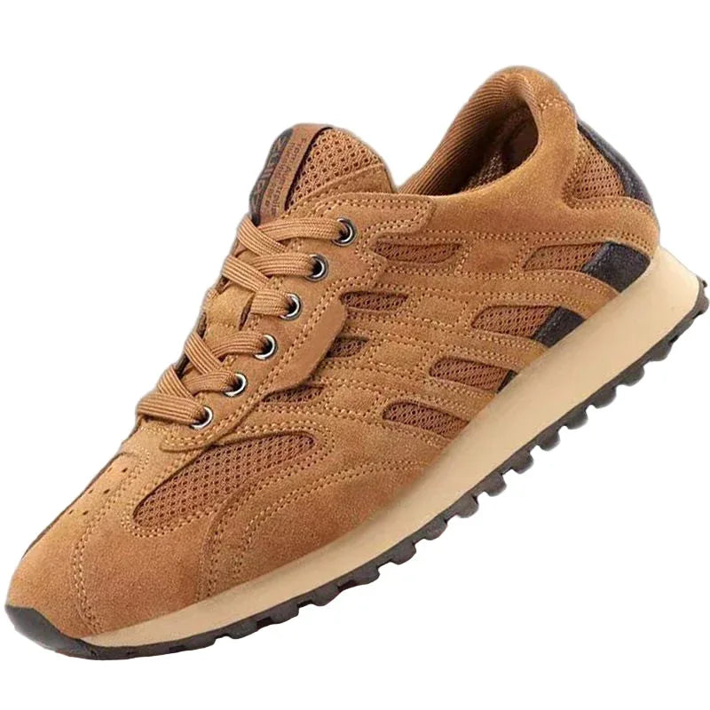 Men’s Breathable Mesh Fashion Sneakers – Lightweight Spring/Summer Casual Shoes, All-Match Cortez Style - Allen-Fitness