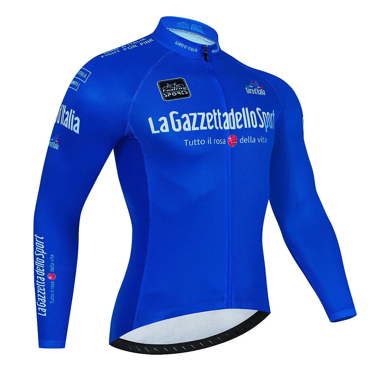 Men's Cycling Jersey Long Sleeve - Breathable Quick-Drying Performance Shirt - Allen-Fitness