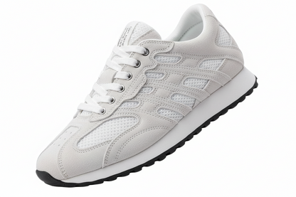 Men’s Breathable Mesh Fashion Sneakers in various angles, showcasing their lightweight design and breathable mesh upper perfect for spring and summer casual wear.