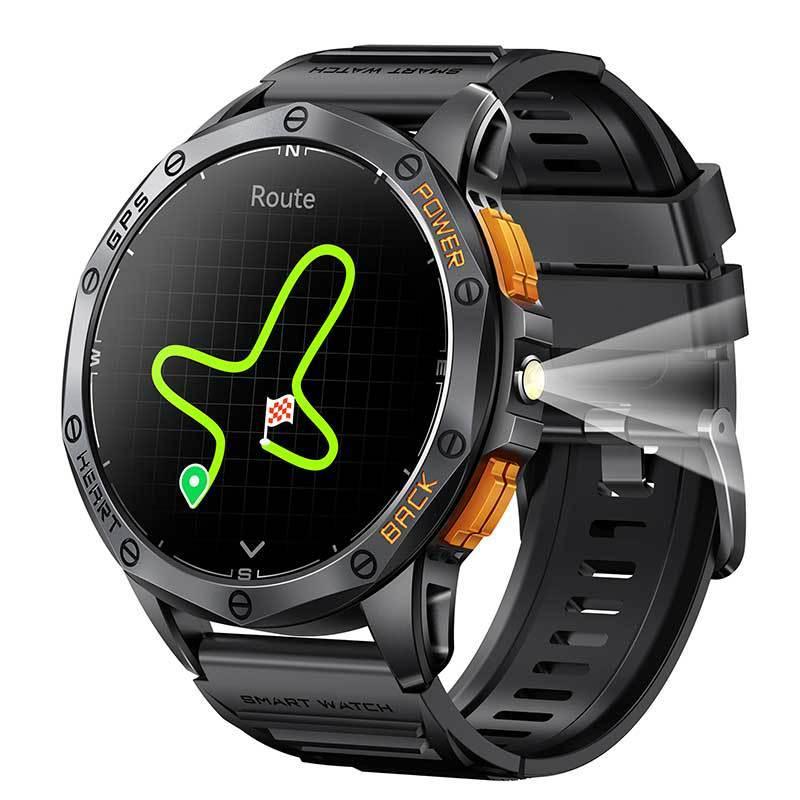 K67 Calling Compass AMOLED Smart Watch with Bluetooth Calling, Heart Rate Monitoring & IP68 Waterproof - Allen-Fitness