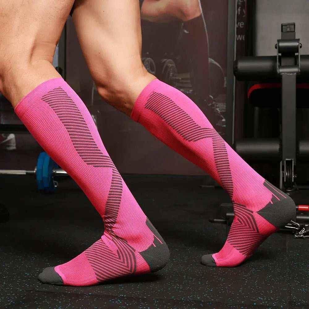 Pro Sports Compression Socks for Improved Performance - Available in S/M &amp; L/XL - Allen-Fitness