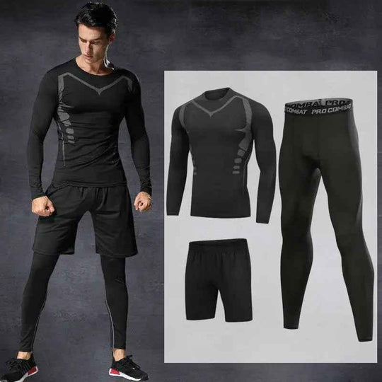 Custom Fitness Hoodie for Men - Gym Workout Clothes, Yoga Wear, Outdoor Jogging Sportswear Set - Allen-Fitness