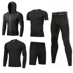 Custom Fitness Hoodie for Men - Gym Workout Clothes, Yoga Wear, Outdoor Jogging Sportswear Set - Allen-Fitness